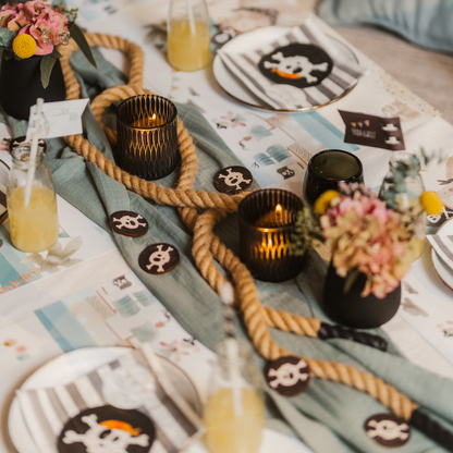 Ideen Kindergeburtstag Dekoration Motto Pirat nachhaltig