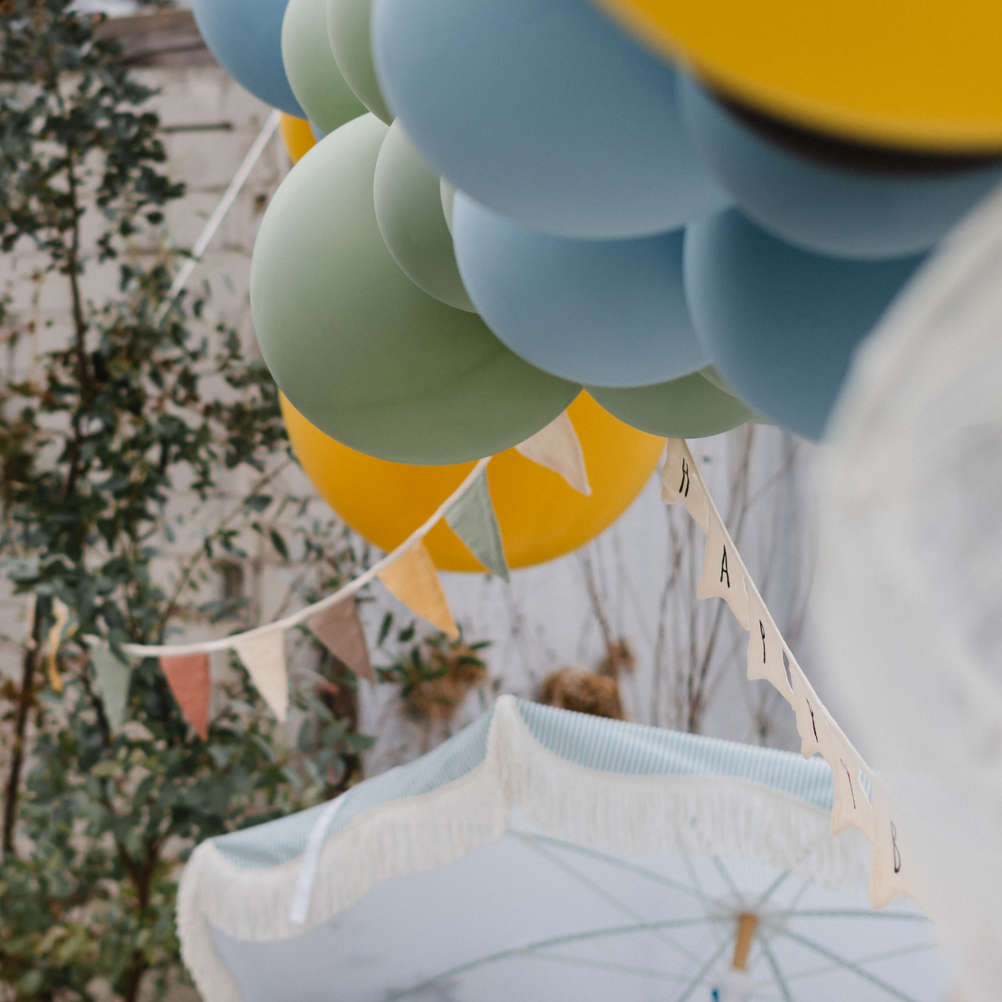 Wimpelkette „Happy Birthday“